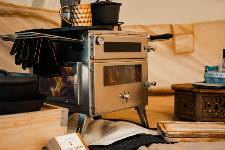 Boutique Camping Pizza Oven Plus Wood Burning Stove On Kickstarter