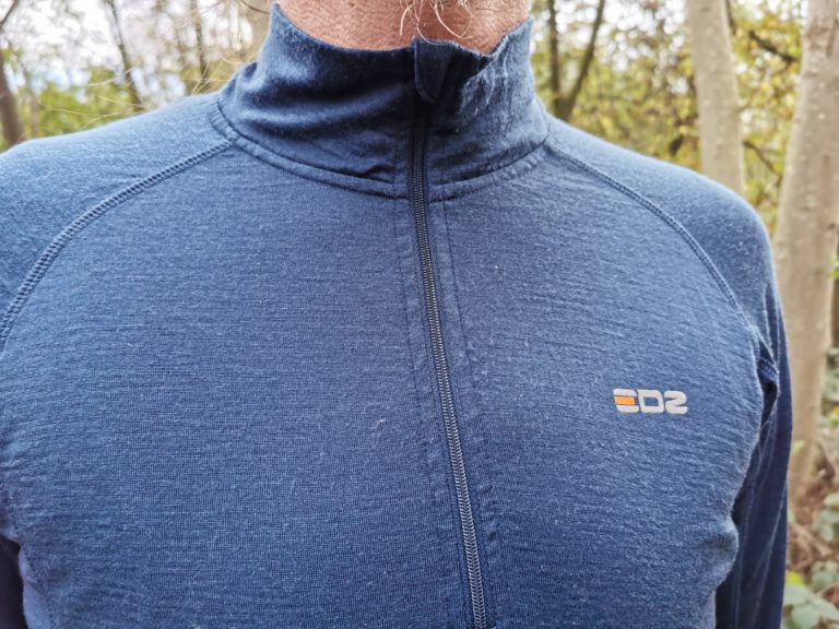EDZ Men's Merino Wool 200g Half Zip Base Layer Top