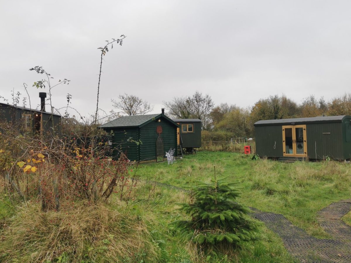 Sherpherd huts at Cwtch@Hafod