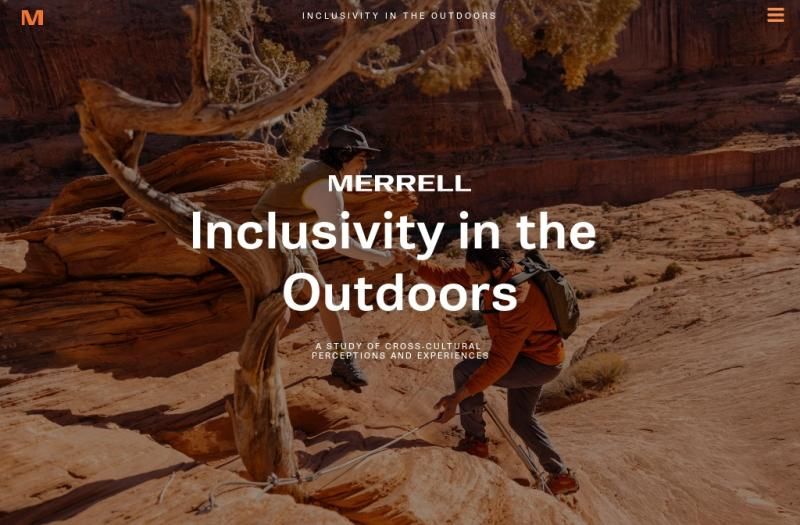 Merrell inclusivity outdoors