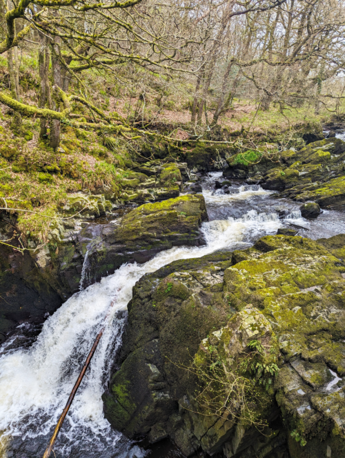 Routin Brig Waterfall Scotland